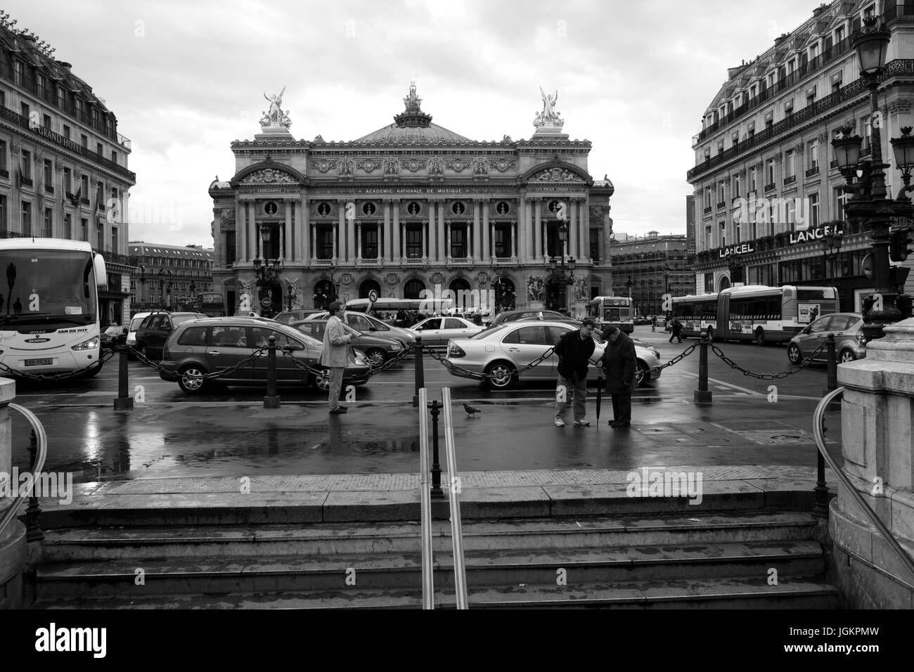 PARIS, FRANCE – 12 AUGUST 2006: View of the Grand Opera in Paris. 12 August, 2006. Paris, France. Stock Photo