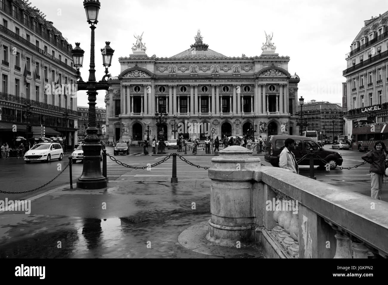 PARIS, FRANCE – 12 AUGUST 2006: View of the Grand Opera in Paris. 12 August, 2006. Paris, France. Stock Photo