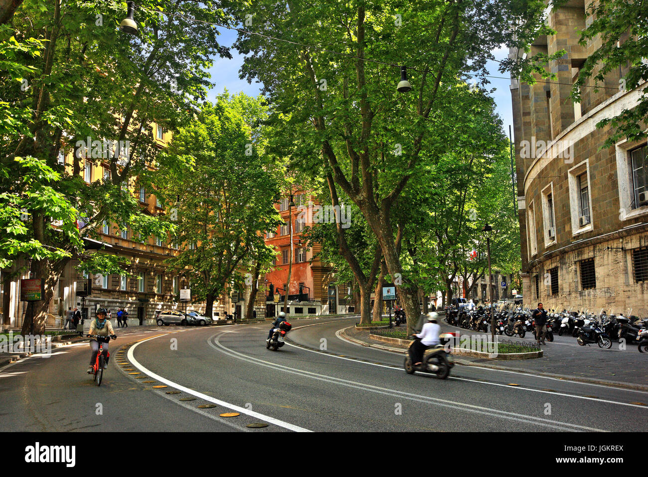 Via Vittorio Veneto, colloquially called Via Veneto, is one of the most  famous and expensive streets of Rome, Italy Stock Photo - Alamy