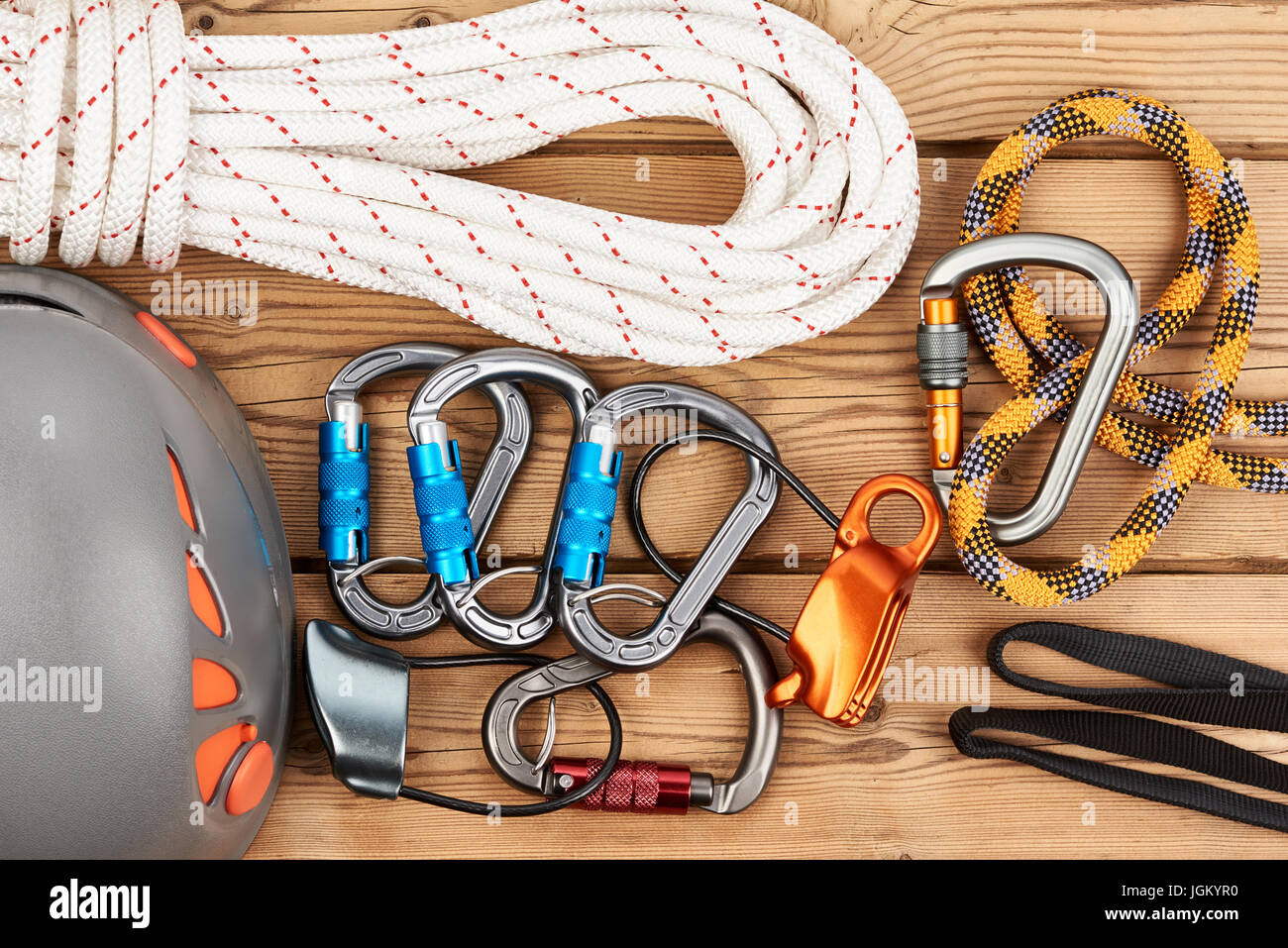Climbing equipment hires stock photography and images Alamy