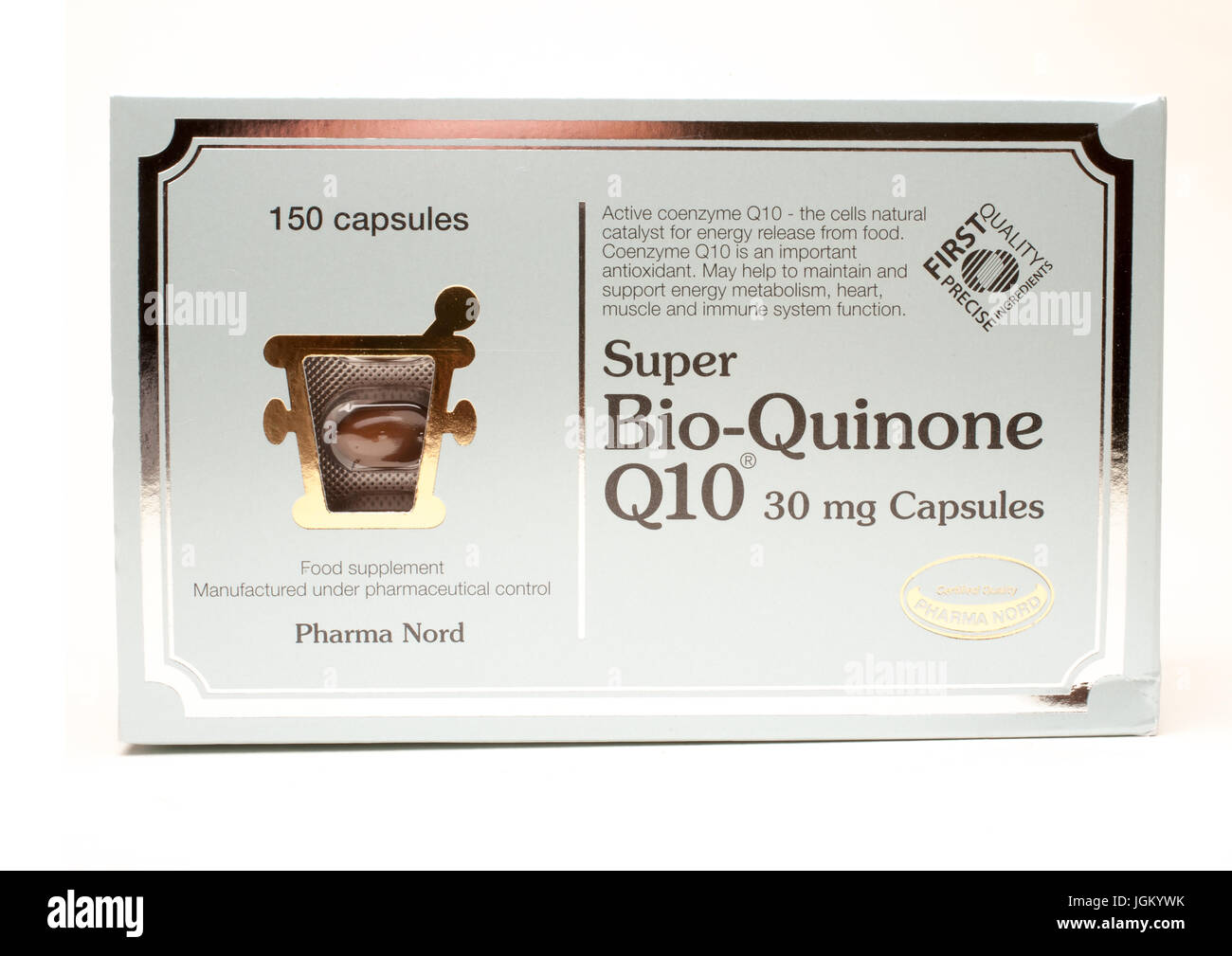 Super BioQuinone Food supplement Stock Photo Alamy