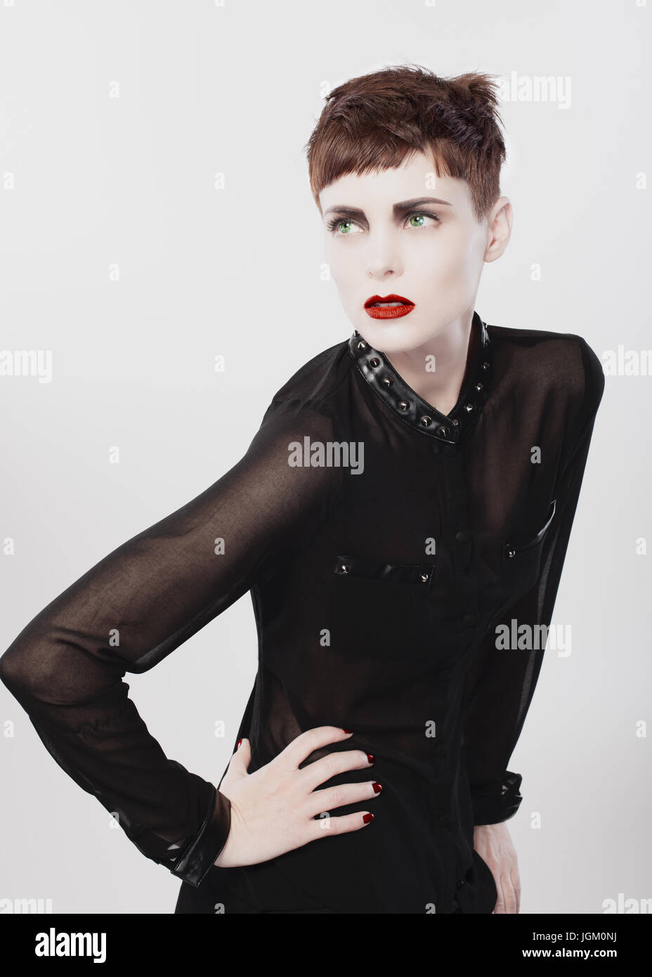 Attractive fashion model bob hi-res stock photography and images - Alamy