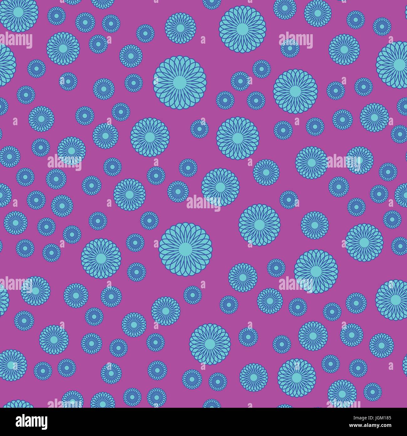 Floral vector image on the pink background Stock Vector Image & Art - Alamy