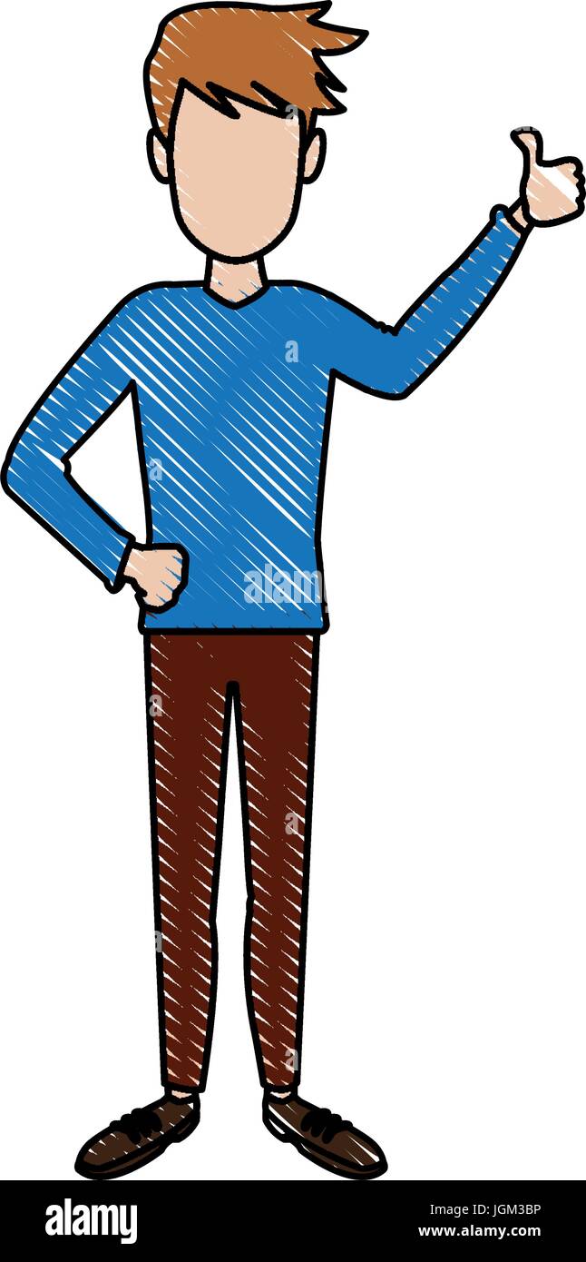 young man standing cartoon person image Stock Vector Image & Art Alamy