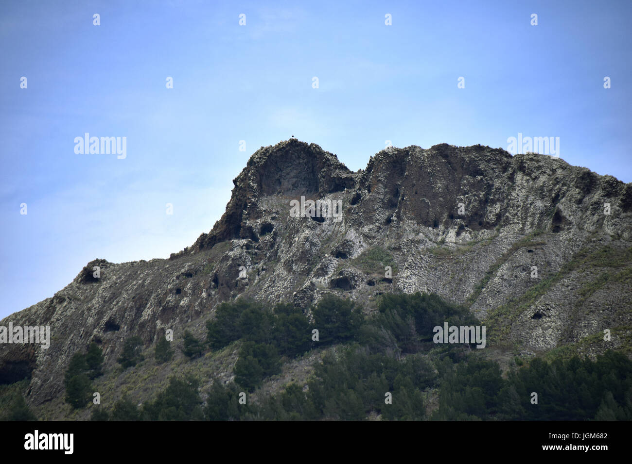 Geological landscape of Porto Santo, Portugal Stock Photo