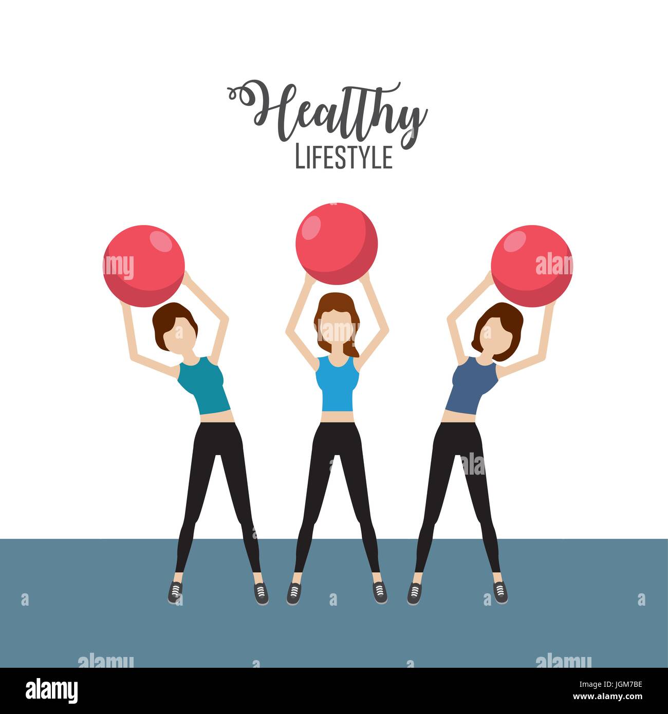 woman healthy lifestyle to do exercise Stock Vector Image & Art - Alamy