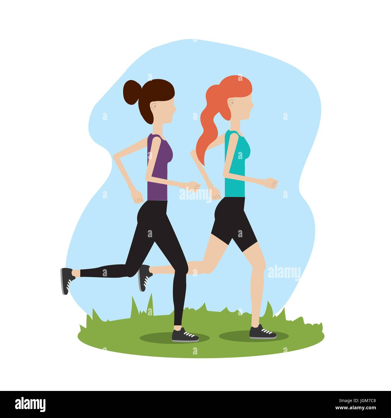 women healthy lifestyle to do exercise Stock Vector Image & Art - Alamy