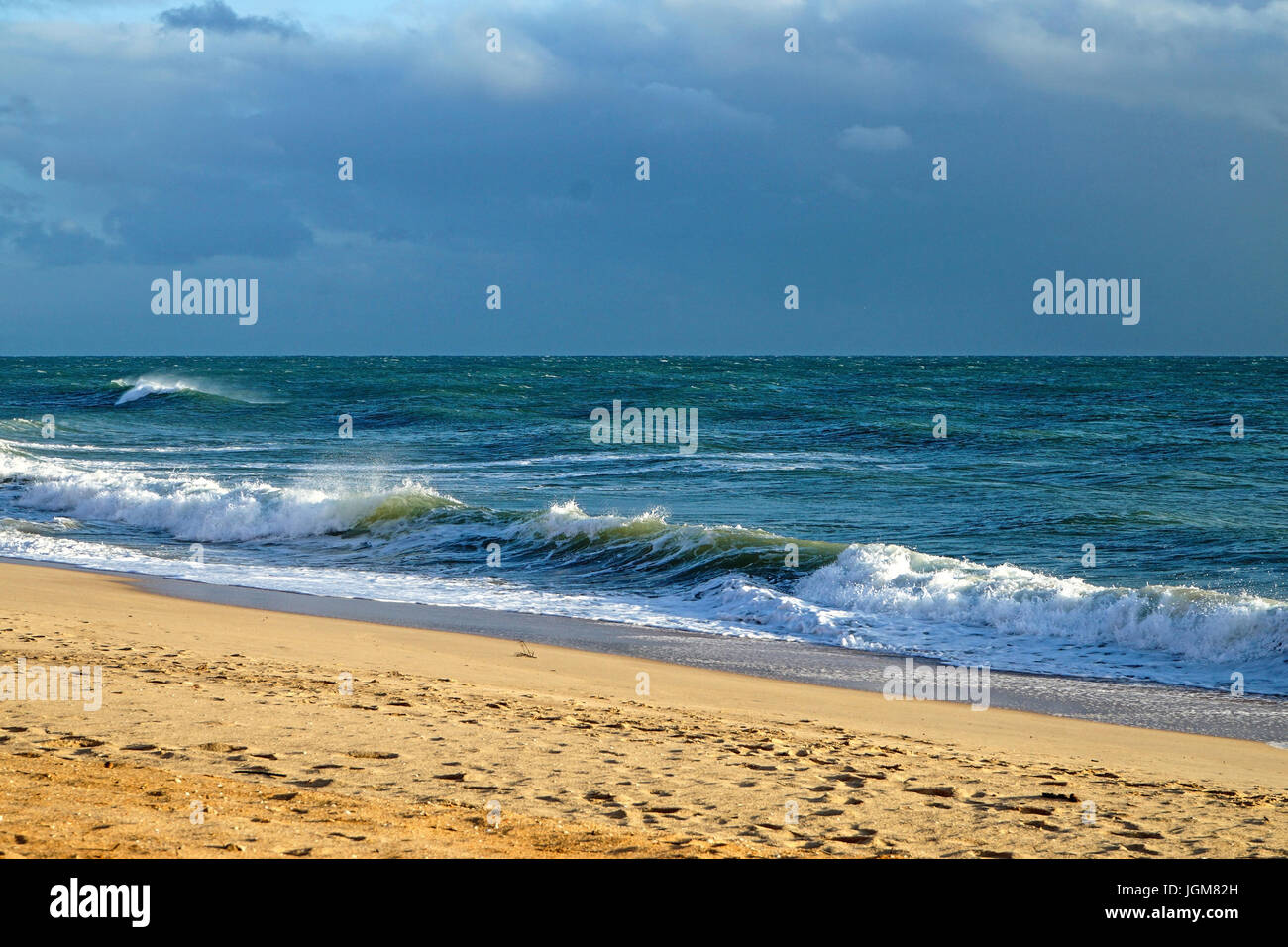 Algarve, the Atlantic, Europe, Portugal, Praia falesia, sandy beach, beach Stock Photo
