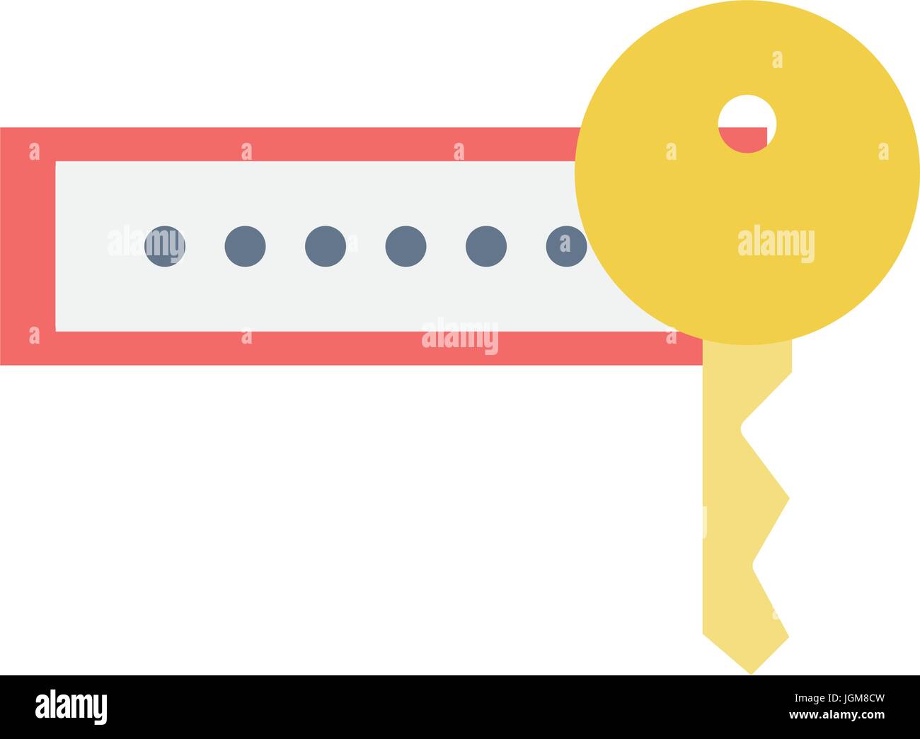 password key to sacurity and protection symbol Stock Vector Image & Art ...