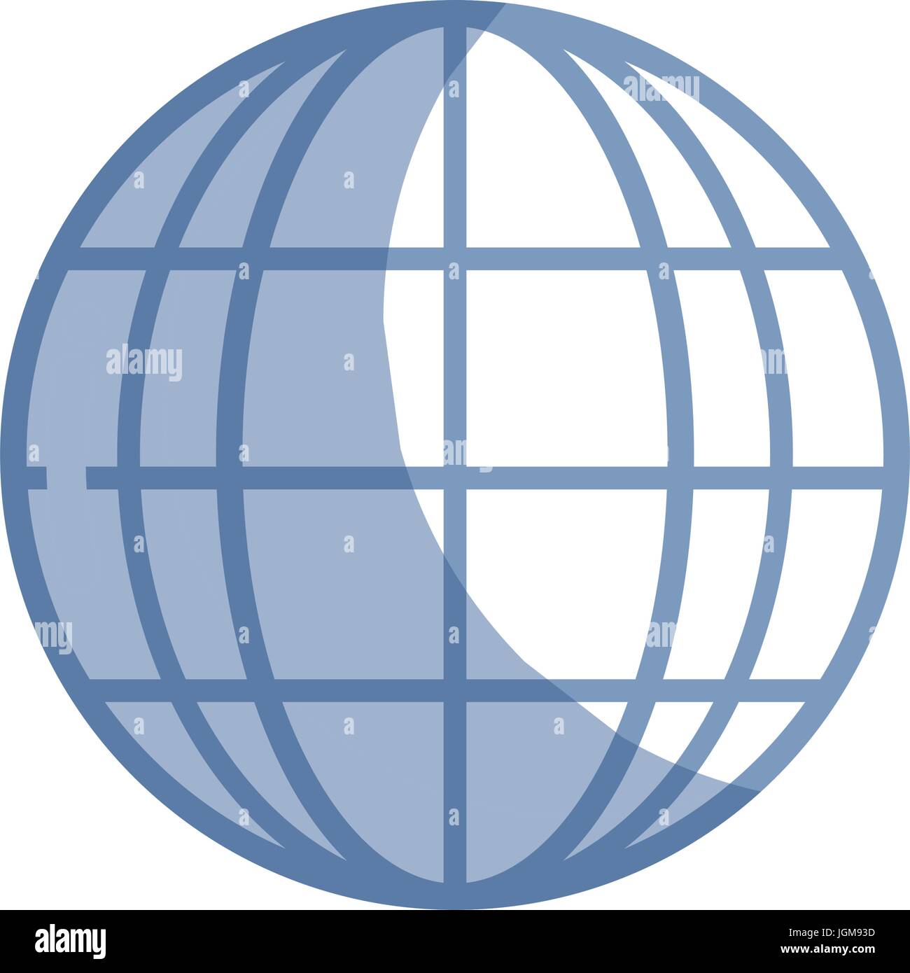 silhouette global earth planet to exploration ubication Stock Vector ...