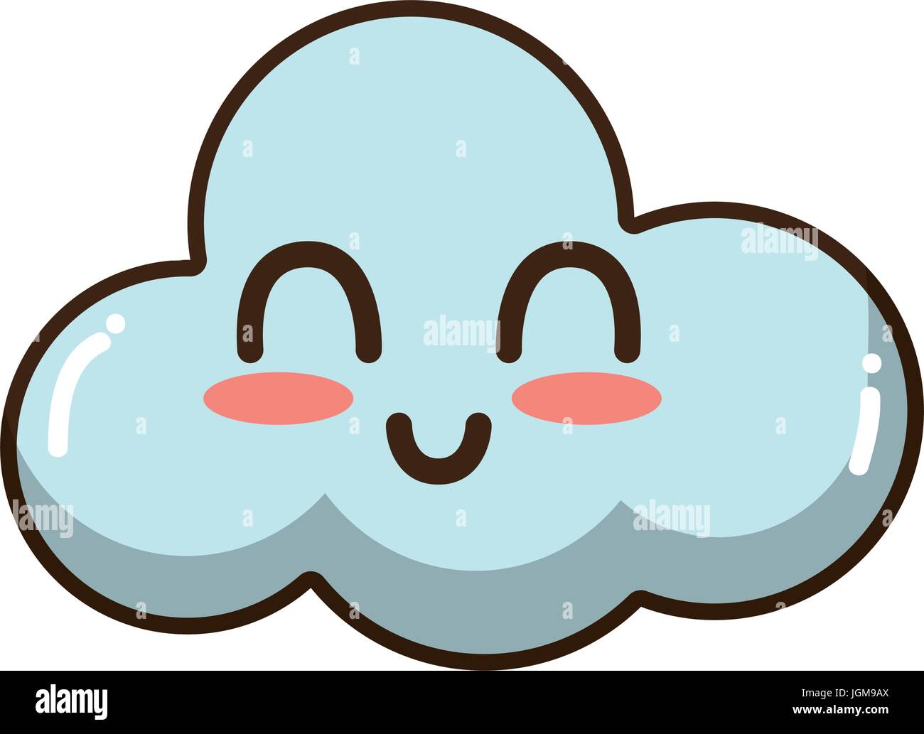 kawaii cute tender cloud weather Stock Vector Image & Art - Alamy
