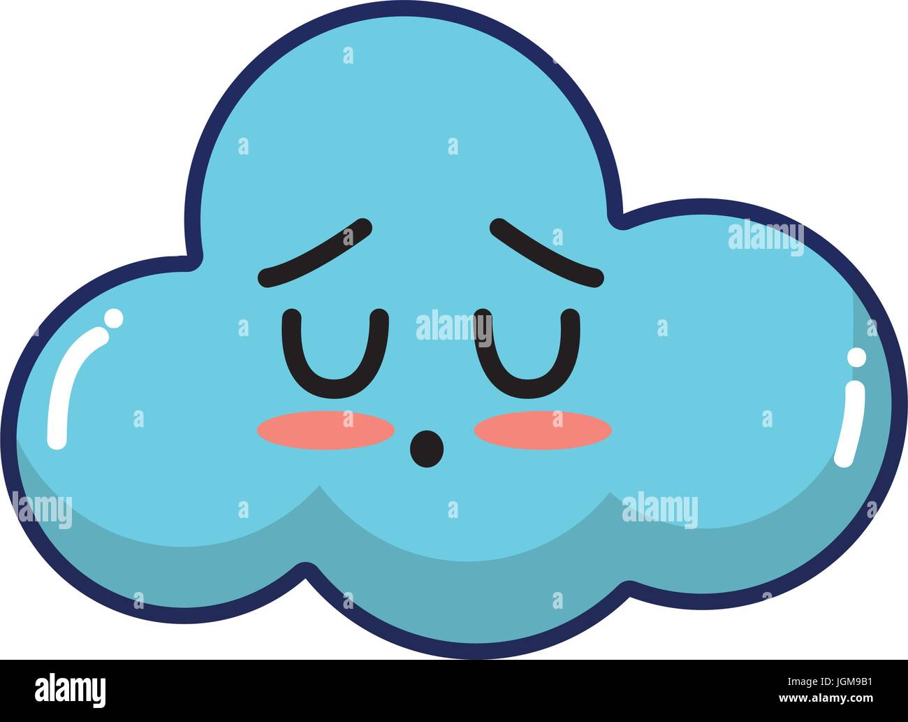 kawaii cute tender cloud weather Stock Vector Image & Art - Alamy