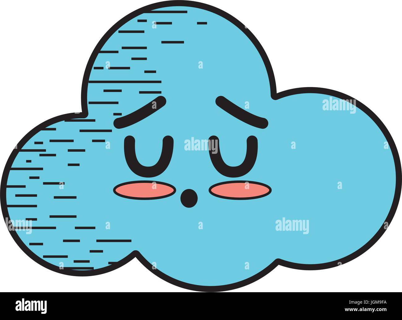kawaii cute tender cloud weather Stock Vector Image & Art - Alamy