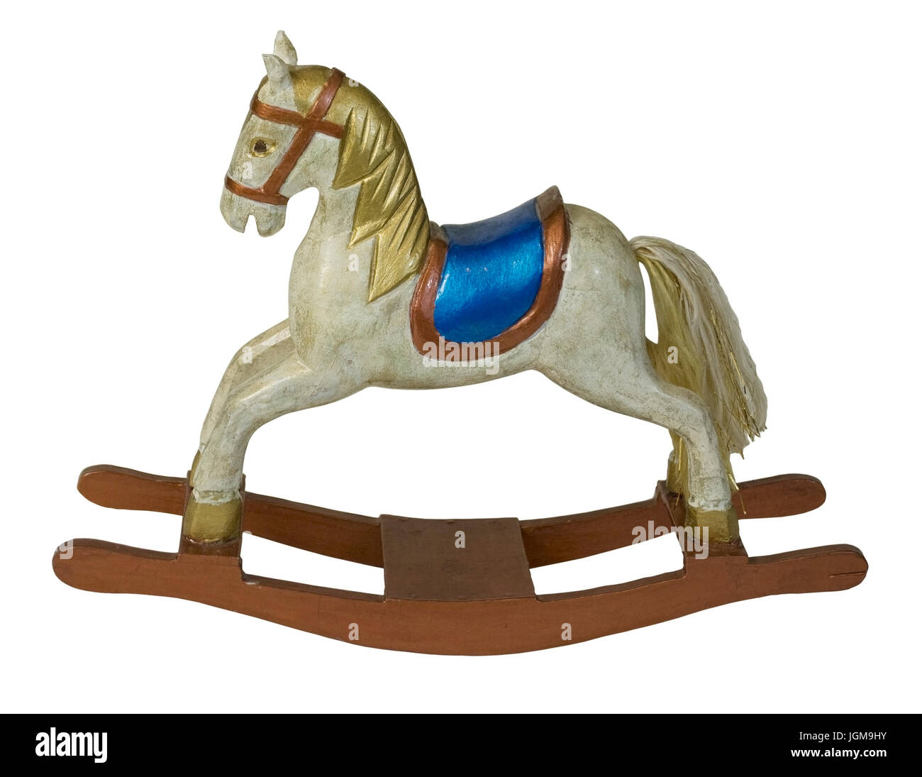 Old fashioned rocking horse hi-res stock photography and images - Alamy