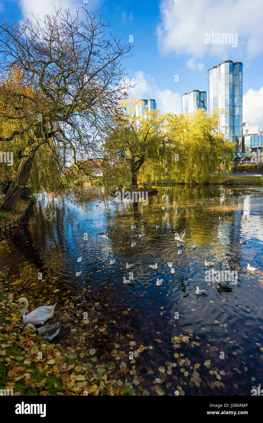 Europe, the Federal Republic of Germany, Lower Saxony, Friesland, Javer, brewery, brewery, brewery, Jever, Jever Pilsener, beer, building, architectur Stock Photo