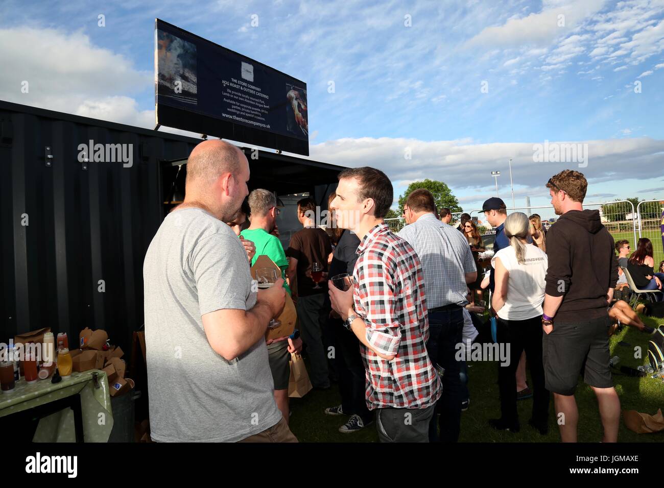 Stonehaven Midsummer Beer Festival, 2017 Stock Photo Alamy