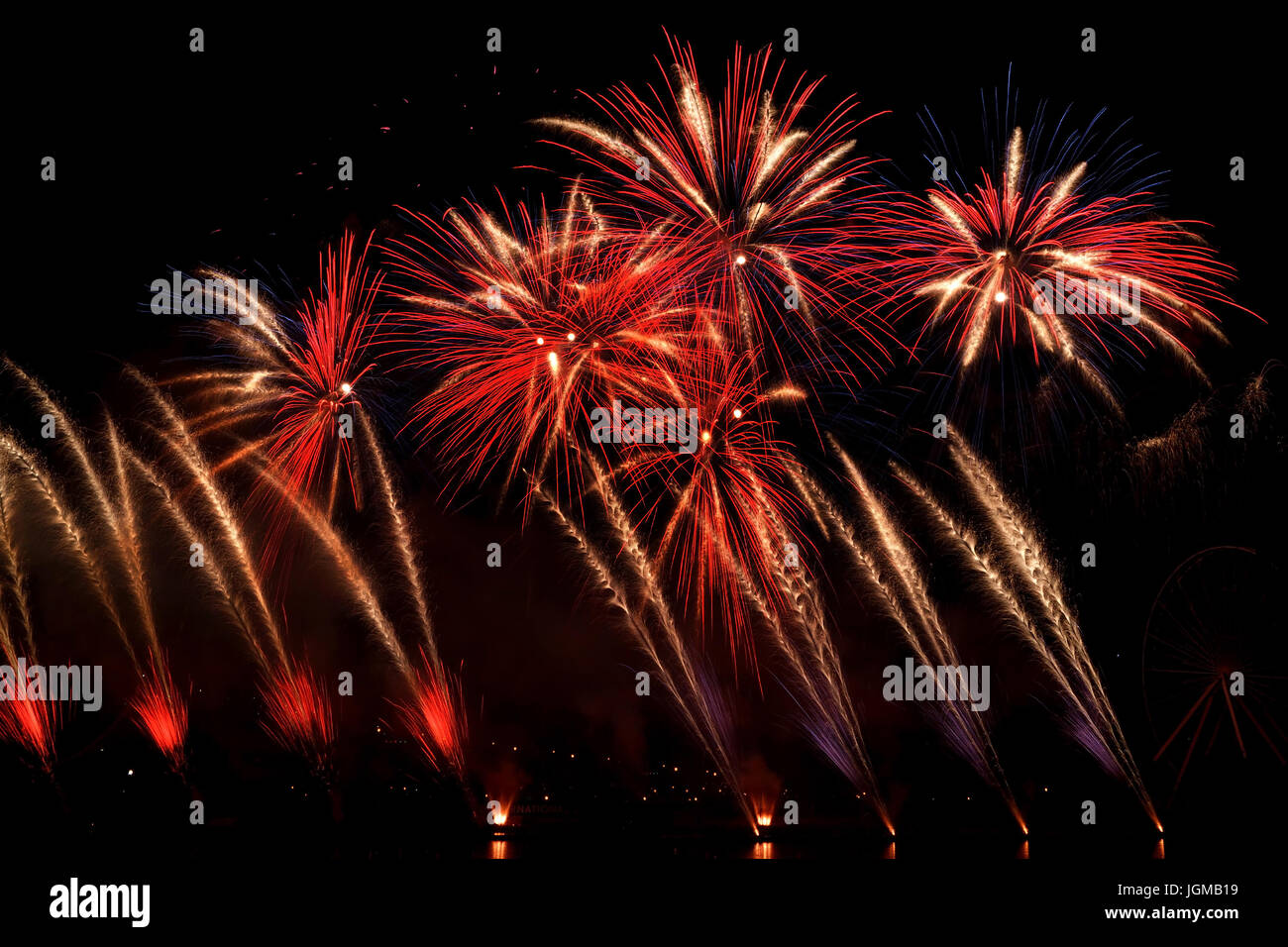 Fireworks in Montreal, Canada, Golden Jupiter Trophy, Feuerwerk in