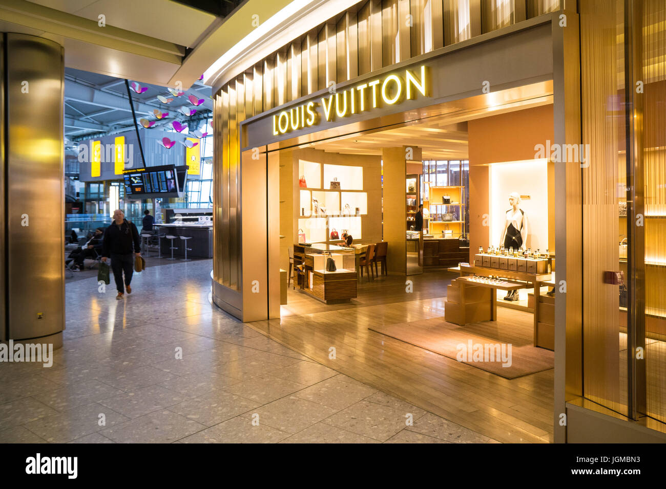 Louis Vuitton arrives at Heathrow Terminal 5
