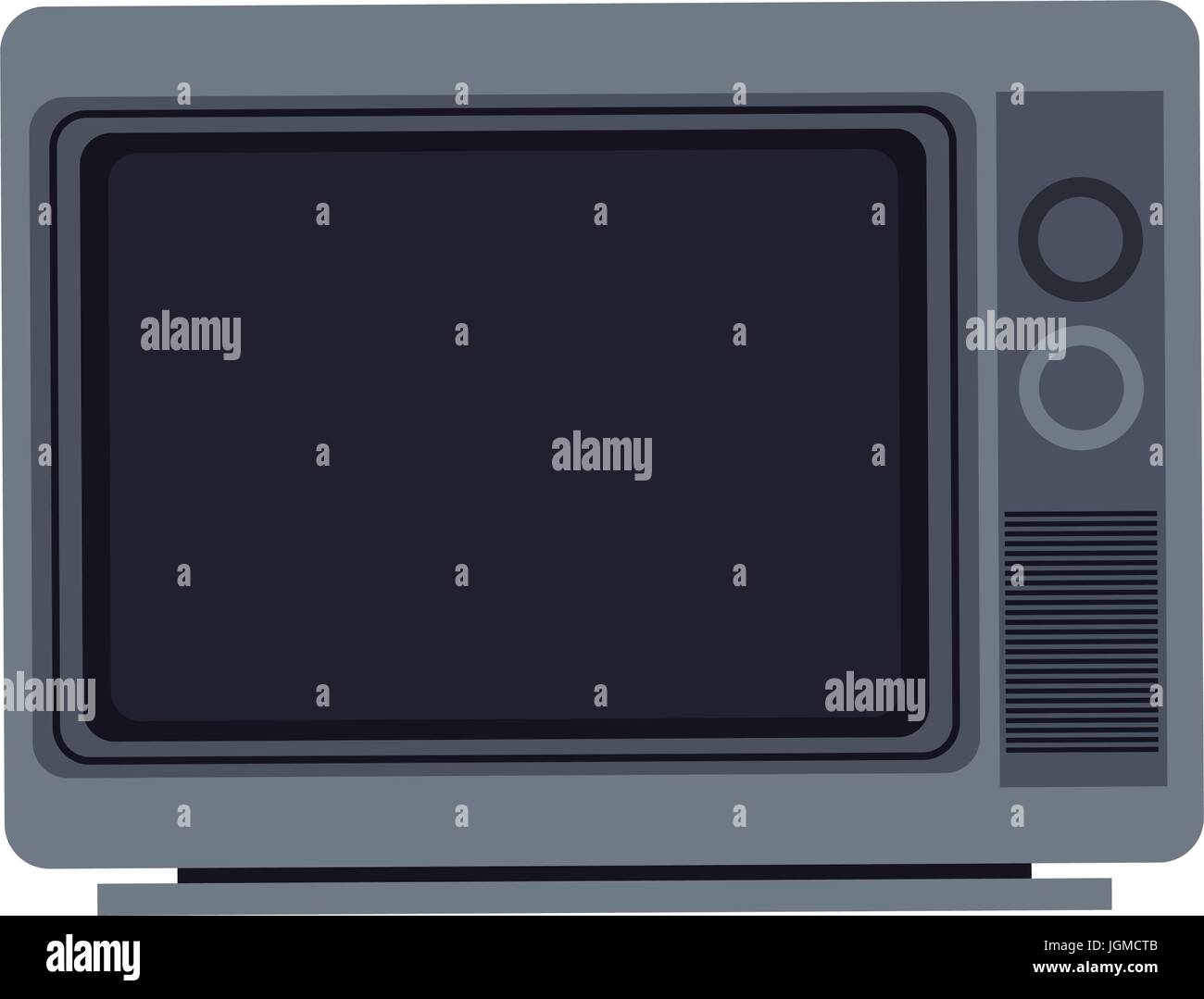 gray tv screen broadcast classic appliance Stock Vector Image & Art Alamy