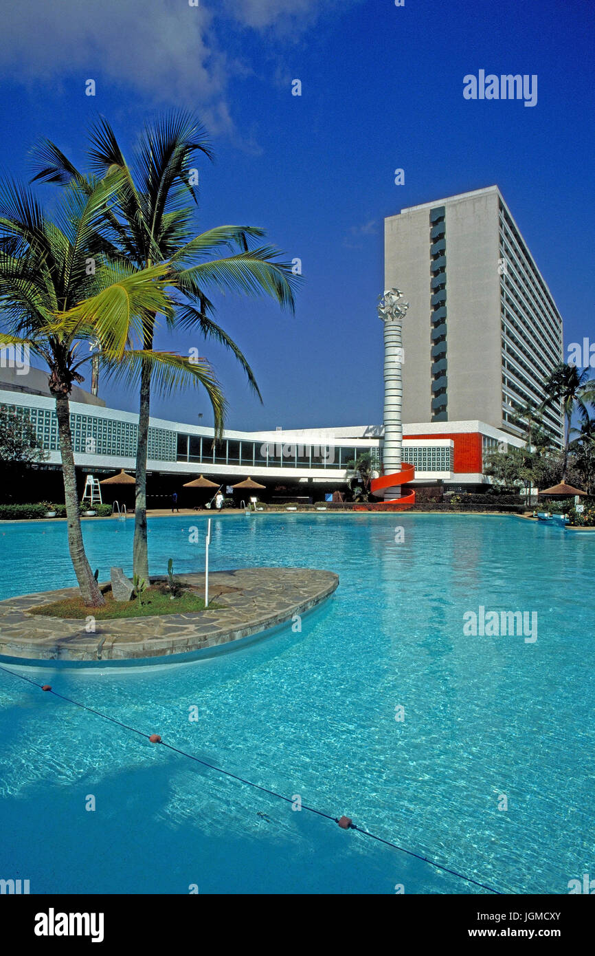 'Hotel in Abidjan; the Ivory Coast, West Africa', Hotel in Abidjan; Elfenbeinkueste, Westafrika Stock Photo