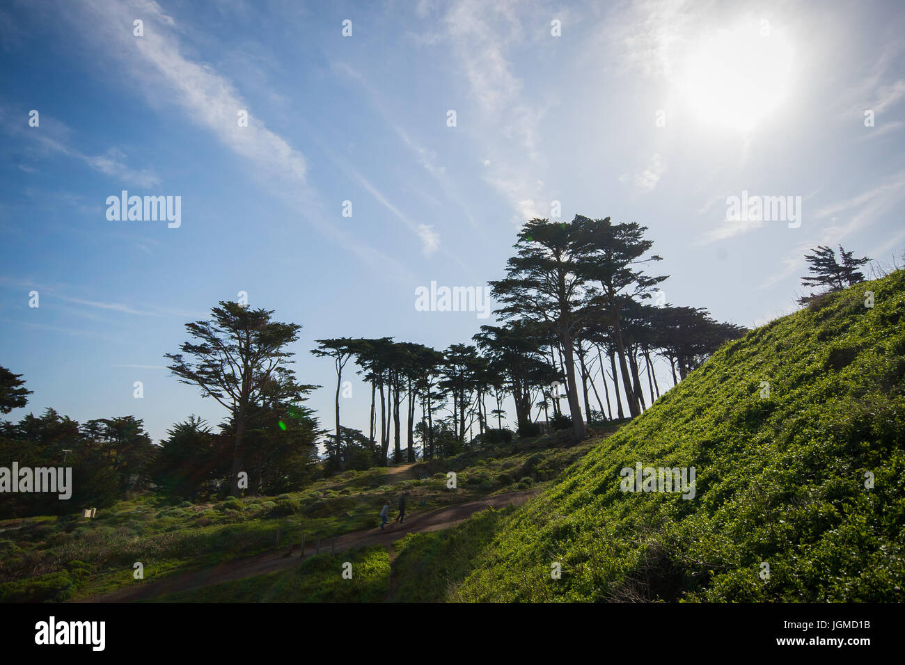 Batteries to bluffs trail hires stock photography and images Alamy