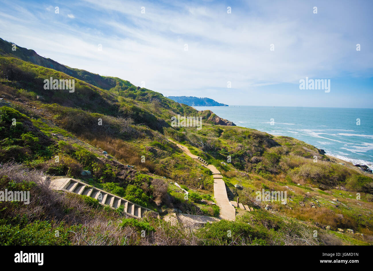 Batteries to Bluffs Trail area in San Francisco Stock Photo Alamy
