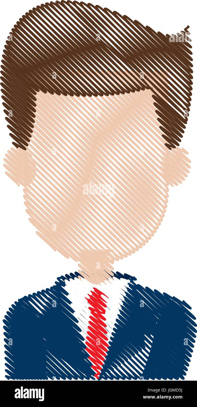 businessman in suit business cartoon successful man Stock Vector Image ...
