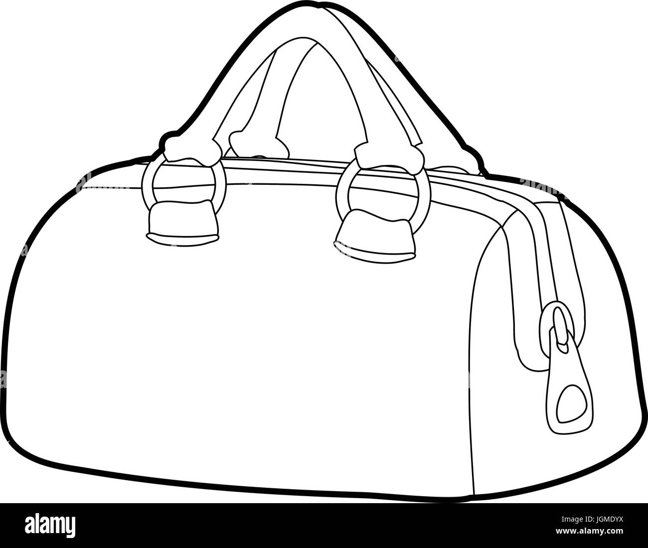 Sports bag icon outline Stock Vector Image & Art - Alamy