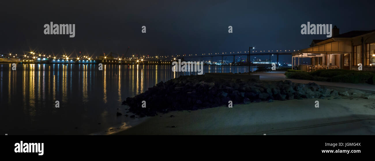 San diego night coronado bridge hi-res stock photography and images - Alamy