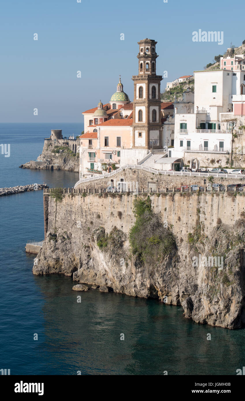 Italy, Campagnia region, Amalfi Coast. The town of Atrani Stock Photo