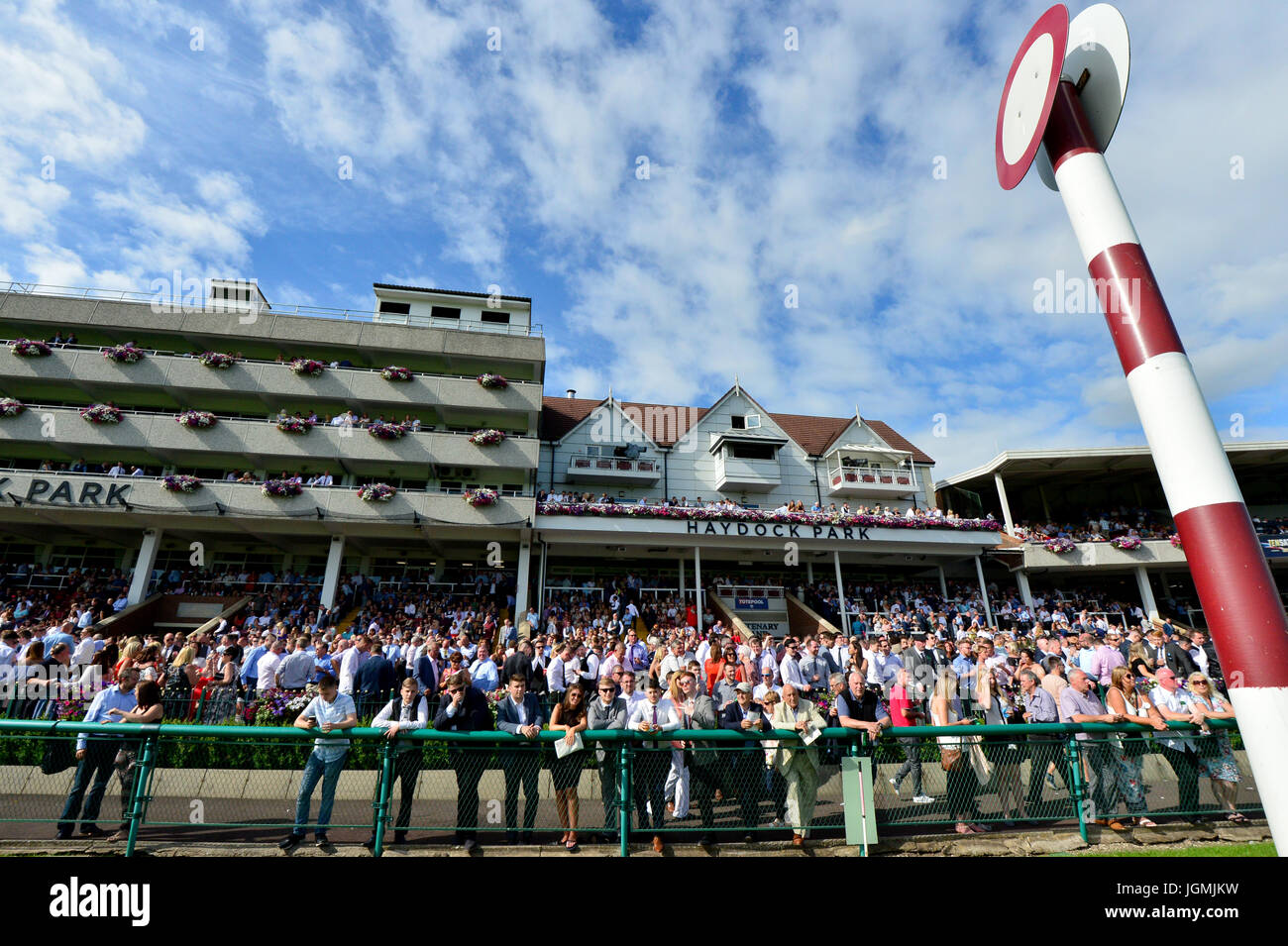General view of the Grandstand during bet365 Old Newton Cup Day at