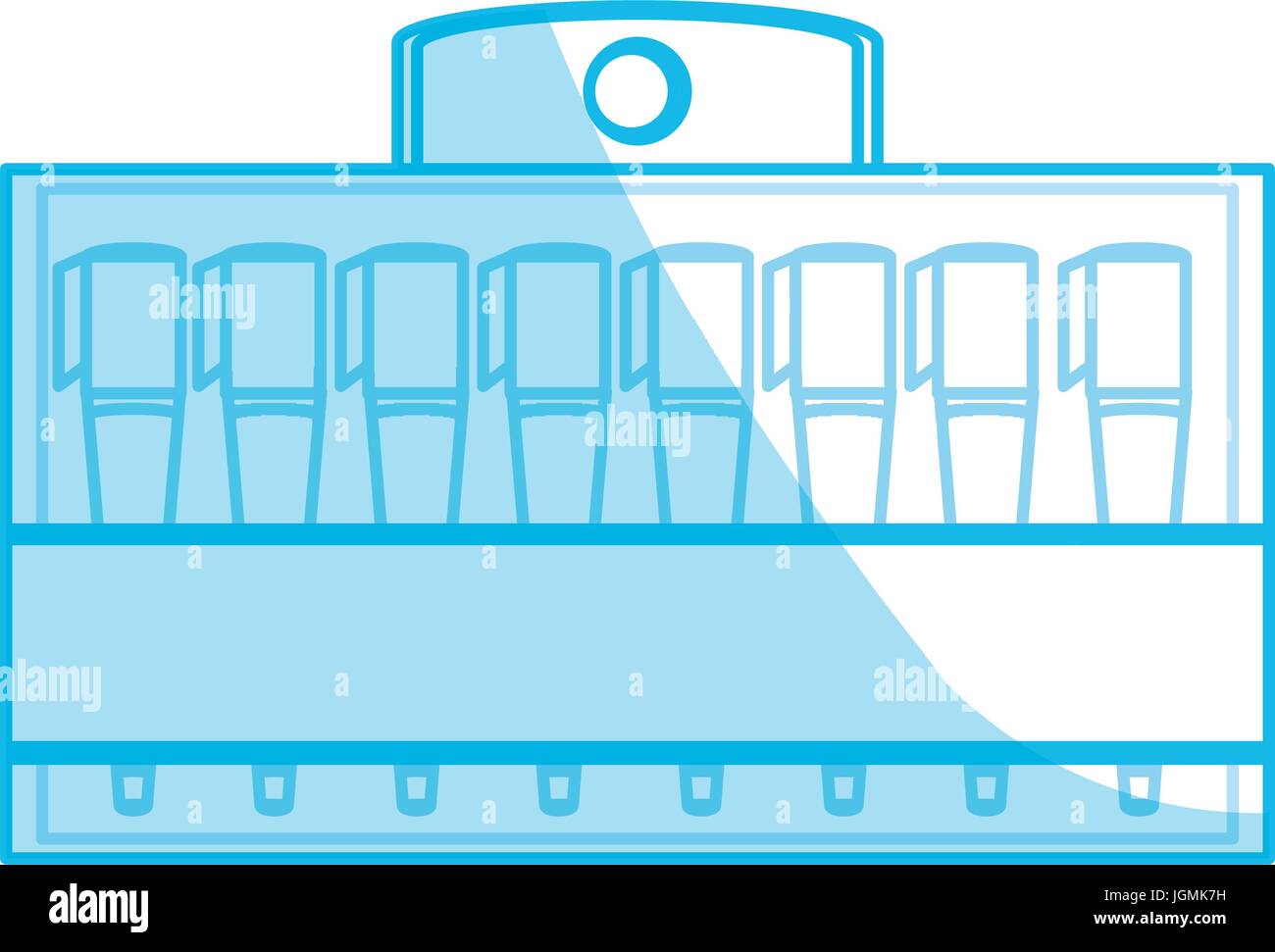 Markers in box product Stock Vector Image & Art - Alamy