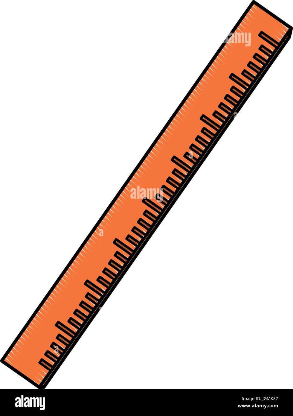 Ruler school utensil Stock Vector Image & Art - Alamy
