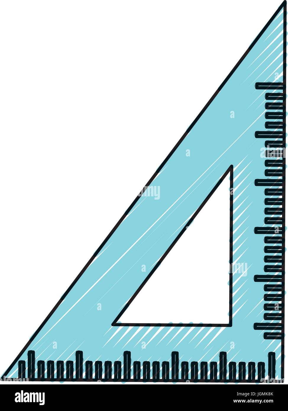 Ruler school utensil Stock Vector Image & Art - Alamy