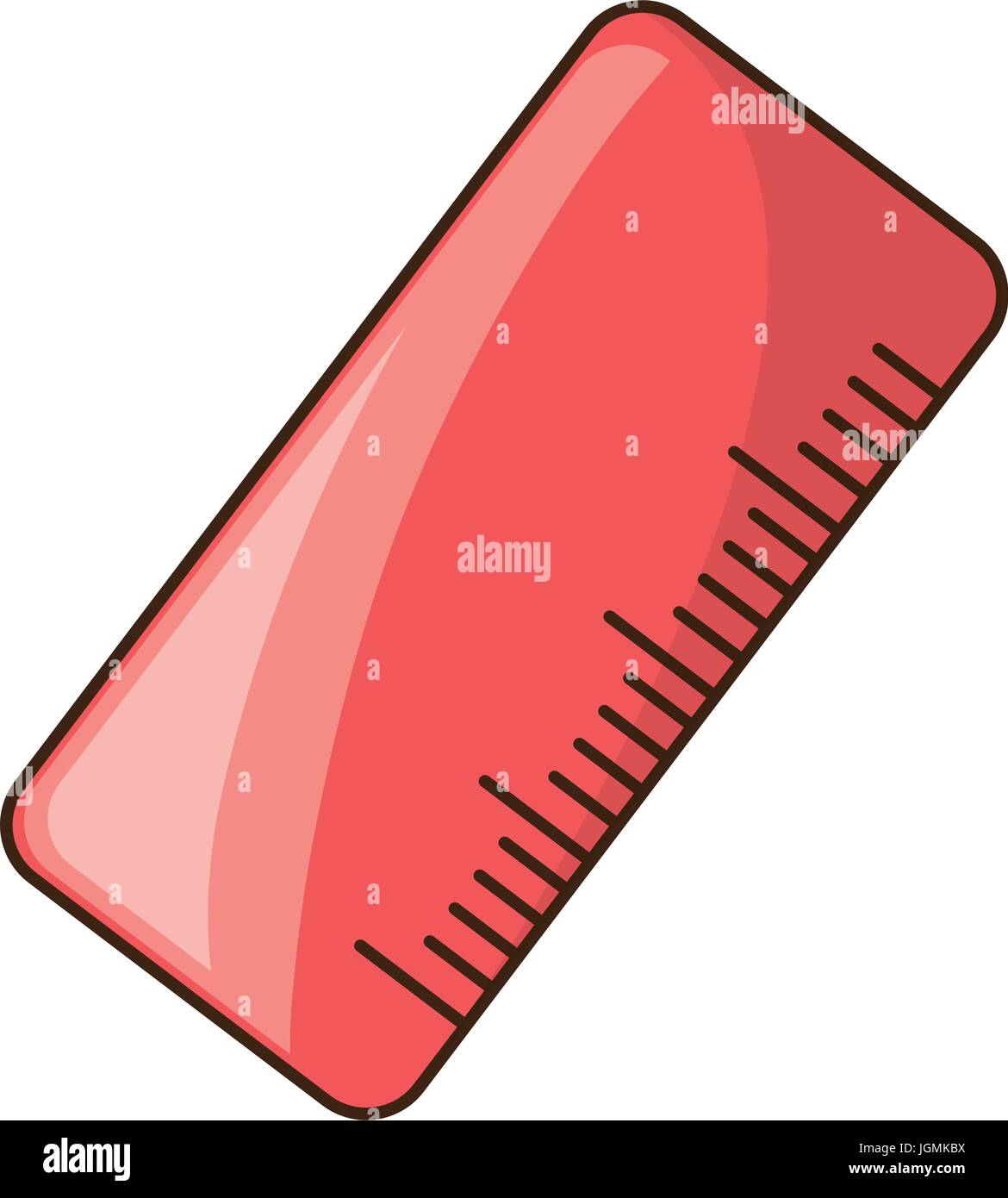 Ruler school utensil Stock Vector Image & Art - Alamy