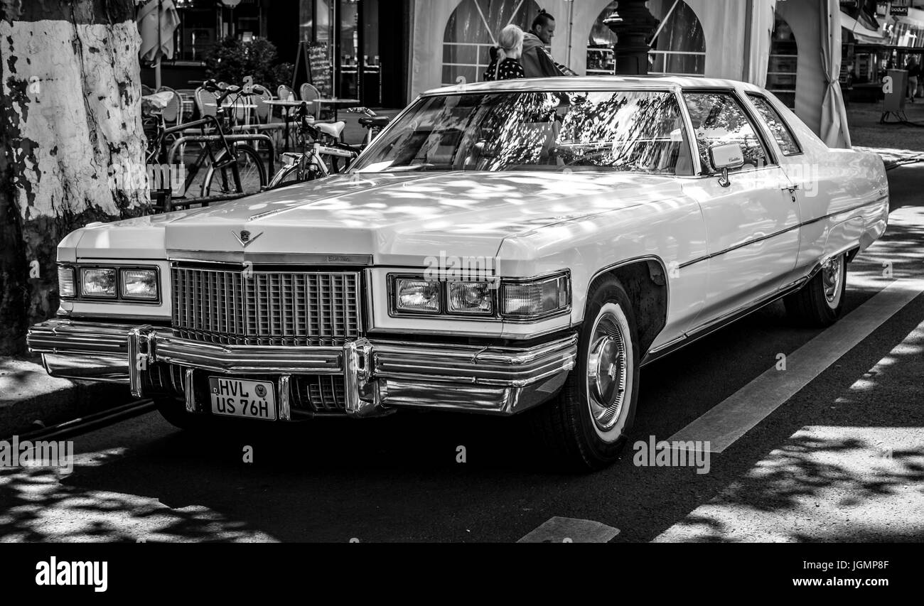 BERLIN JUNE 17, 2017 Fullsize luxury car Cadillac Coupe de Ville