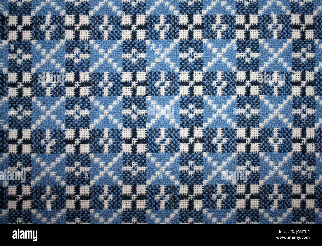 Welsh Wool Blanket Design Stock Photo Alamy