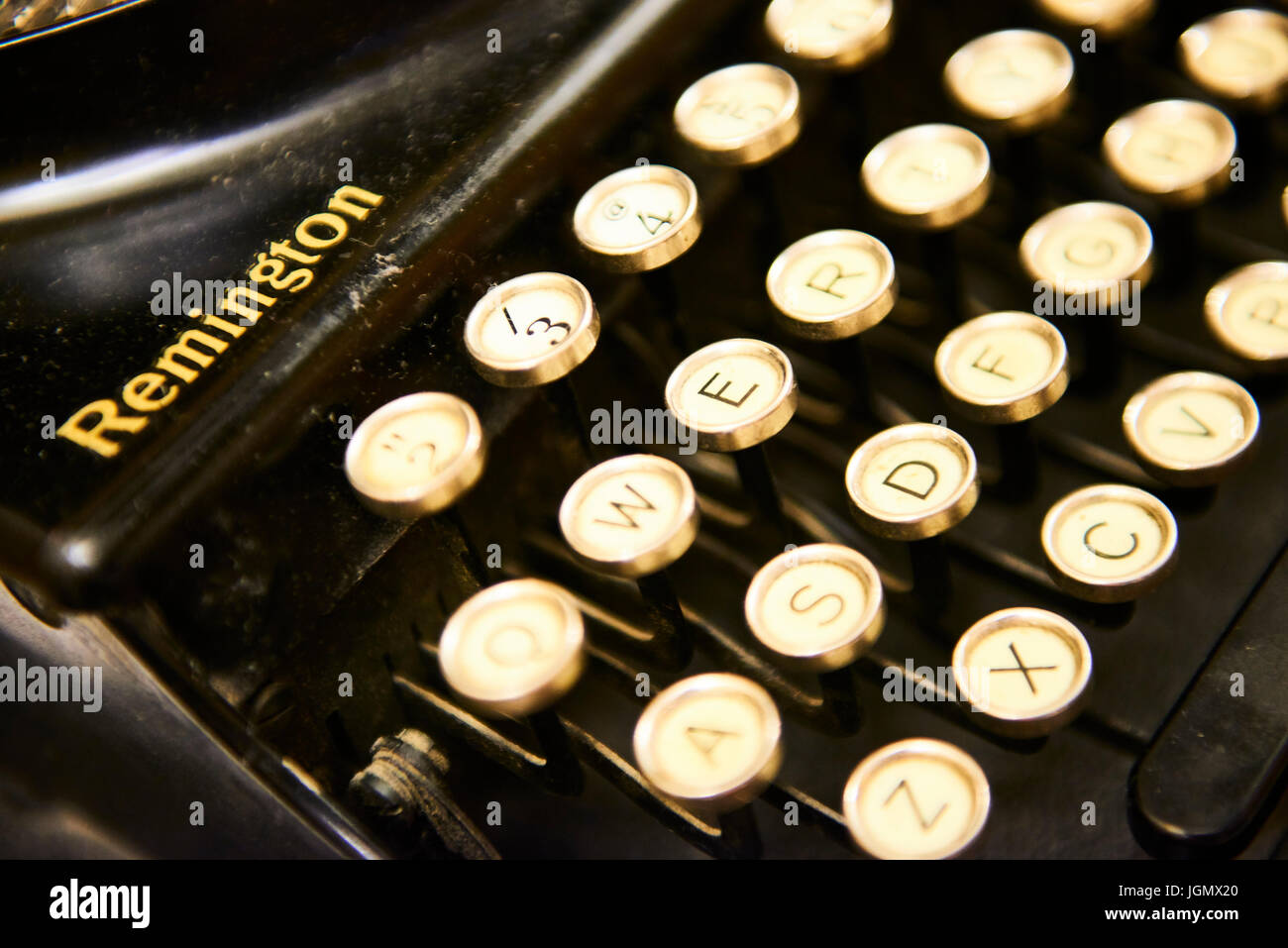Detail of Remington Typewriter Stock Photo Alamy