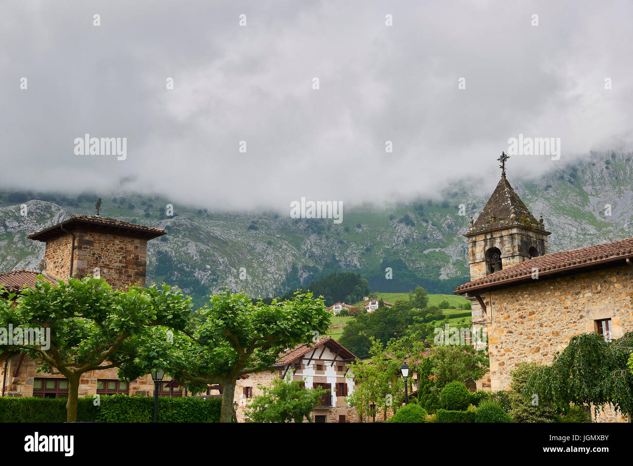 Atxondo, Atxondo Valley, Biscay, Basque Country, Euskadi, Spain, Europe Stock Photo