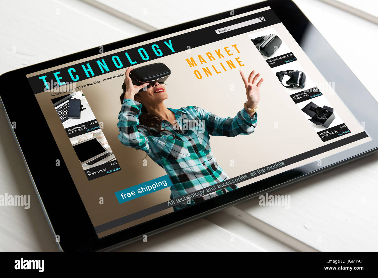 Virtual products hi-res stock photography and images - Alamy