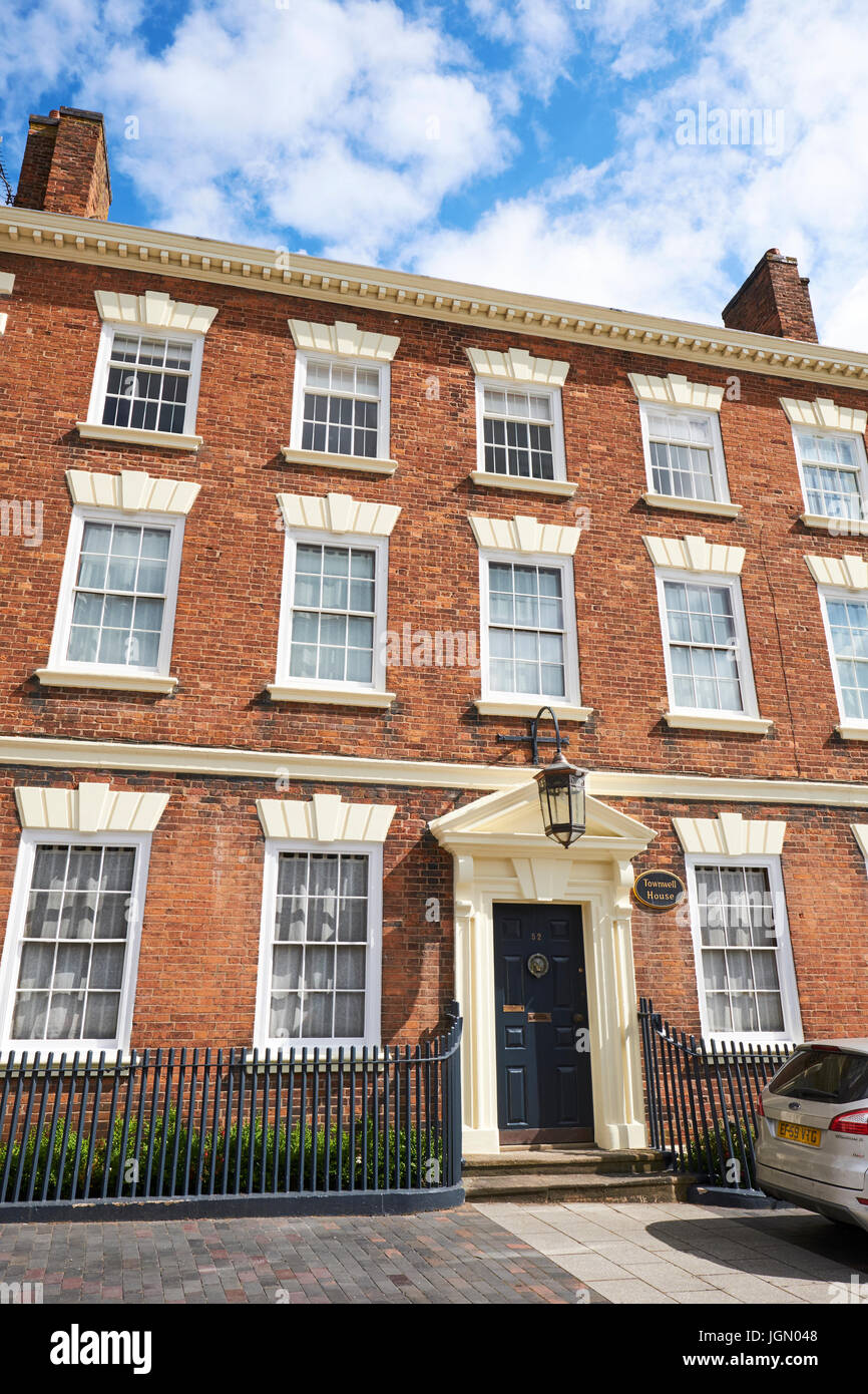 52 Townwell House, An Early Georgian Building, Welsh Row, Nantwich, Cheshire, UK Stock Photo