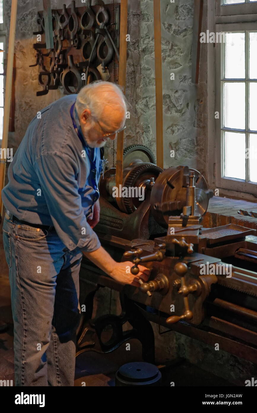 Century industrial machine shop Stock Photo Alamy