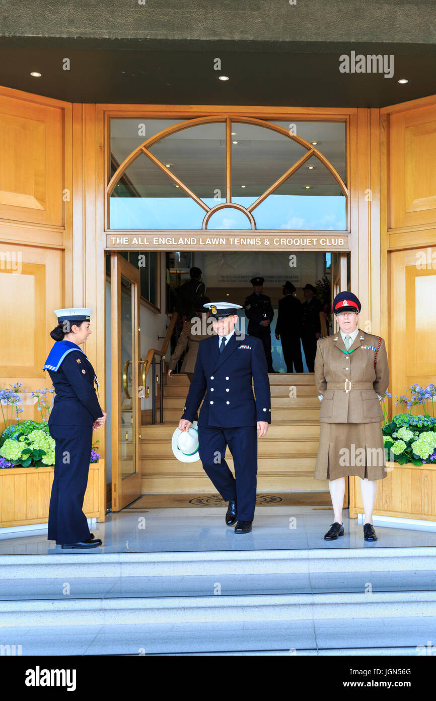 Wimbledon all england club members hi-res stock photography and images