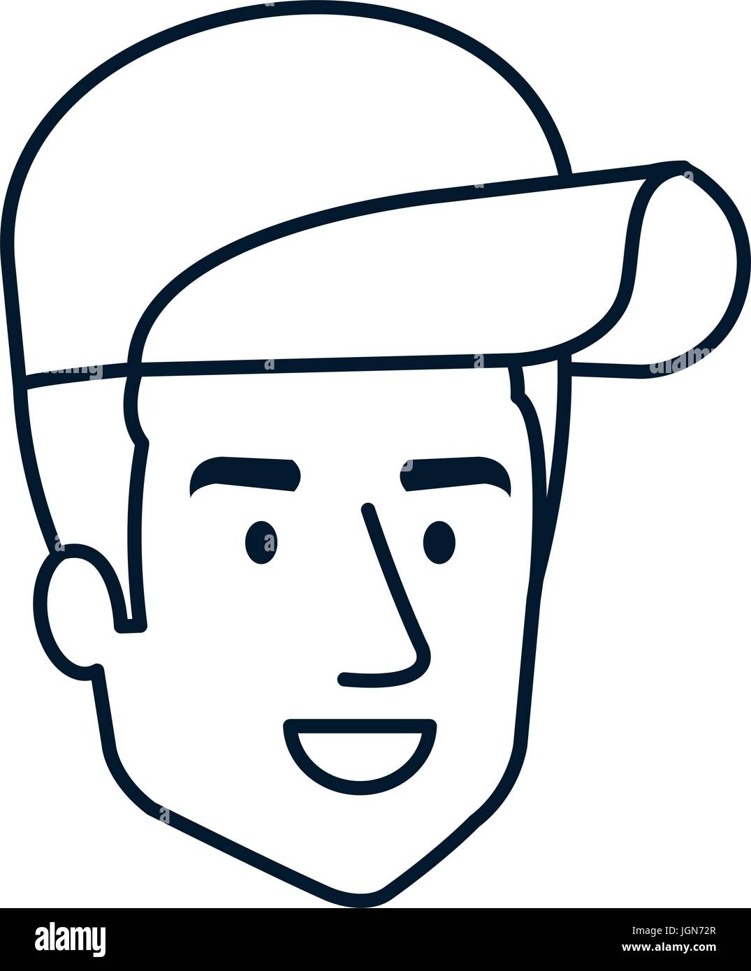 delivery worker avatar character vector illustration design Stock ...