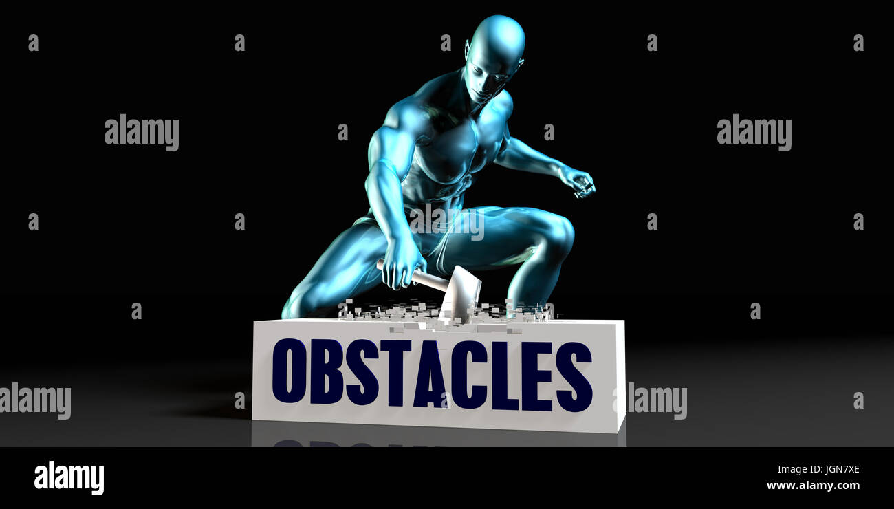 Get Rid of Obstacles and Remove the Problem Stock Photo Alamy
