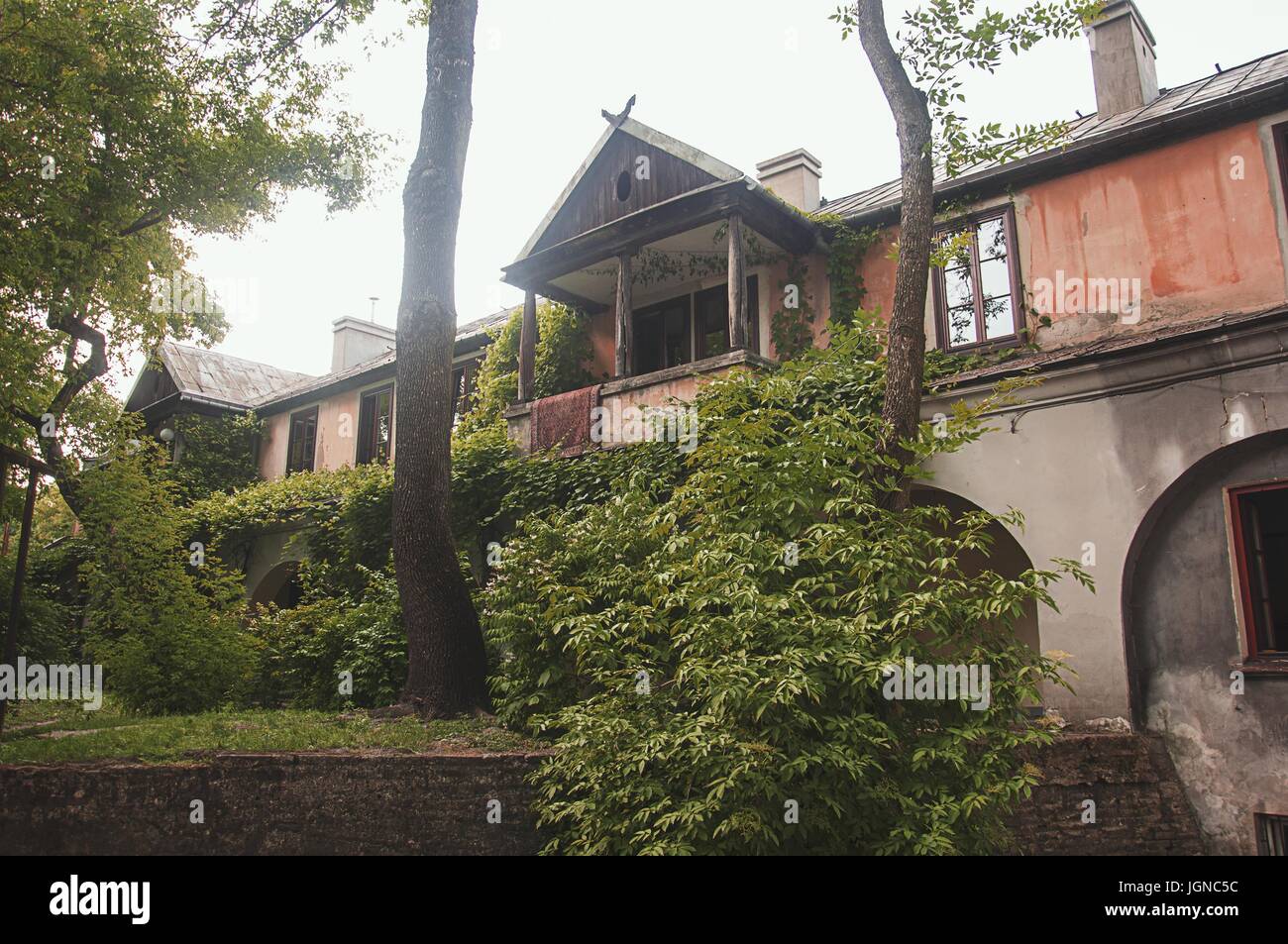 LUBLIN, POLAND 22 june 2017 polish small manor house in outskirts of Lublin old town Stock