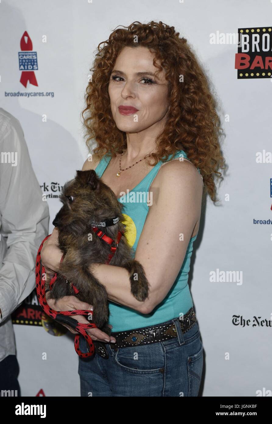 Bernadette peters hosts broadway barks hires stock photography and