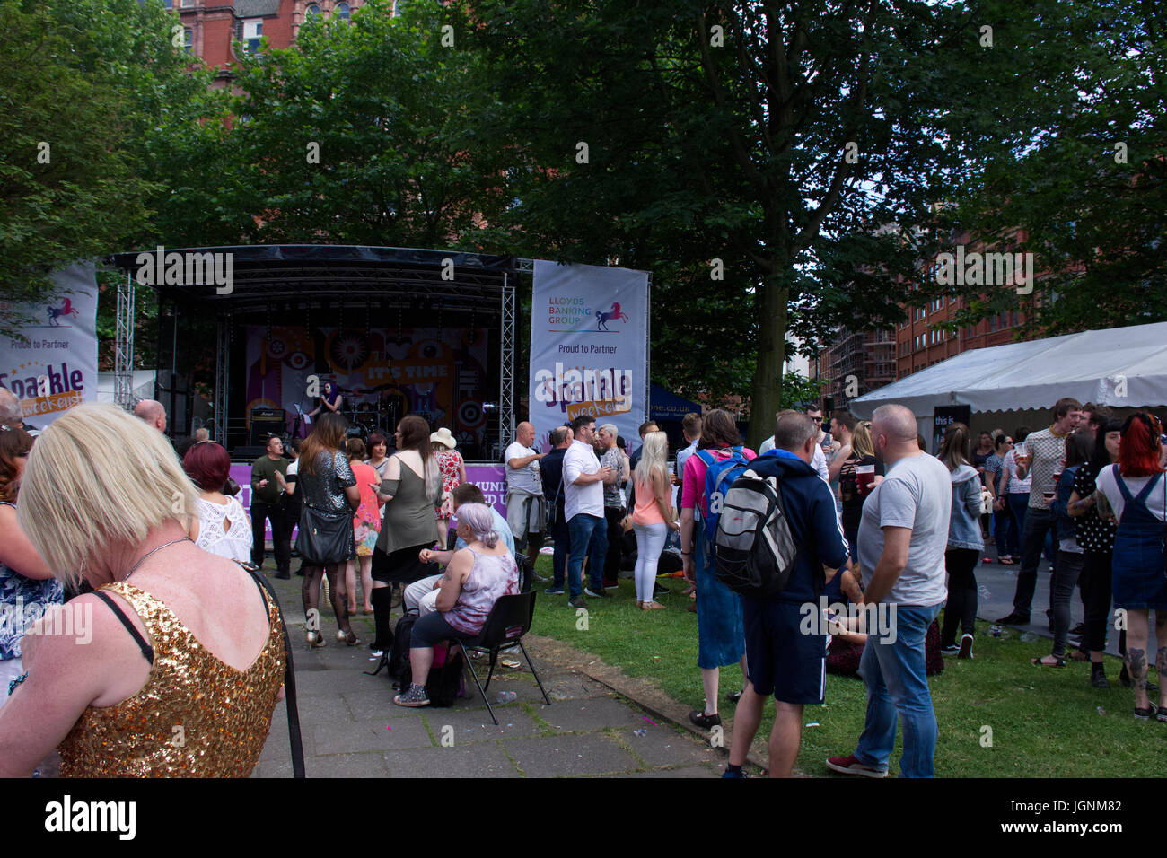 Manchester, UK. 08th July, 2017.Sparkle-annual transgender pride event.Credit:JazzLove/Alamy Live News Stock Photo