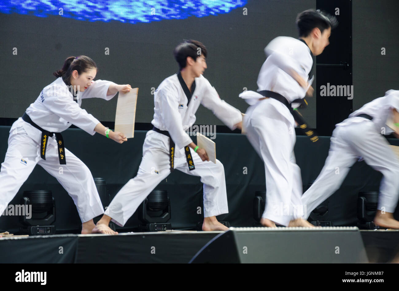 Olympia Taekwondo High Resolution Stock Photography And Images Alamy
