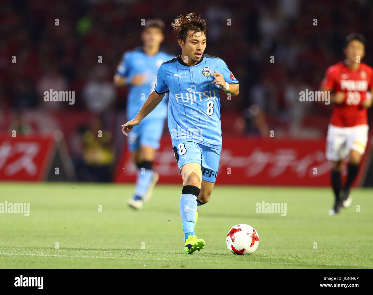 Kanagawa Japan 5th July 17 Hiroyuki Abe Frontale Football Soccer 17 J1 League Match Between Kawasaki